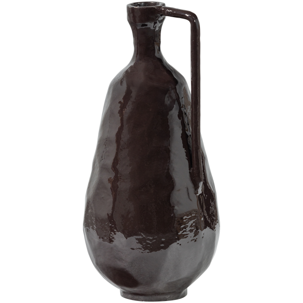 Image of INDRE VASE ALUMINIUM BROWN