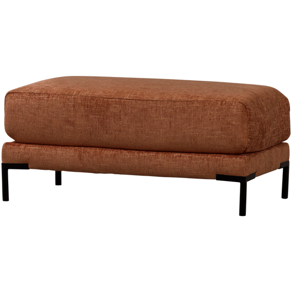 Image of COUPLE POUF 50CM RUST MELANGE