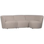 Canapé 3 places arrondi droite