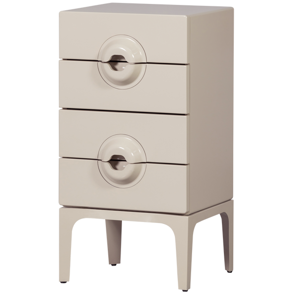 Image of MERGE DRESSER 4 DRAWERS WOOD GREIGE