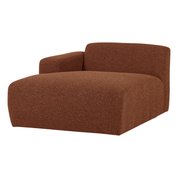 Image de MOJO BASE CHAISE LONGUE ÉLÉMENT GAUCHE BOUCLÉ B.ROUILLE[fsc]