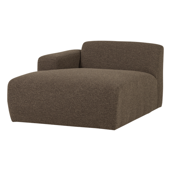 Image de MOJO BASE CHAISE LONGUE ÉLÉMENT GAUCHE BOUCLÉ BRUN [fsc]