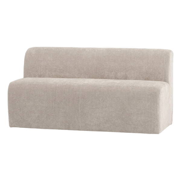 Image de MOJO BASE BANC À MANGER 164 CM AVEC CÔTELÉ ECRU [fsc]