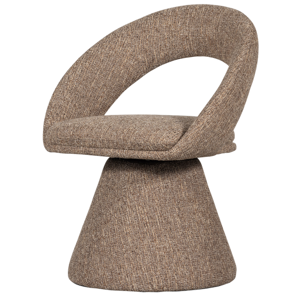 Image of WINTER SWIVEL DINING CHAIR NATURAL MELANGE