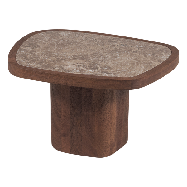Afbeelding van GRANU SALONTAFEL MARMER/MANGOHOUT BRUIN [fsc]