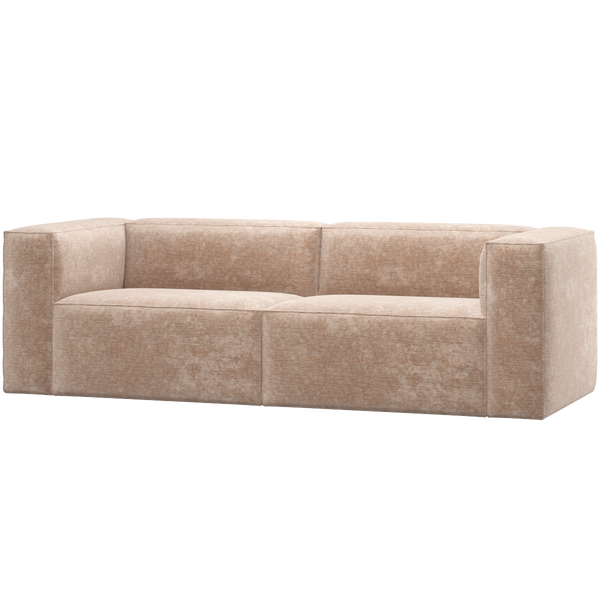 Image of BEAN 3,5-SEATER CHENILLE VELVET NATURAL