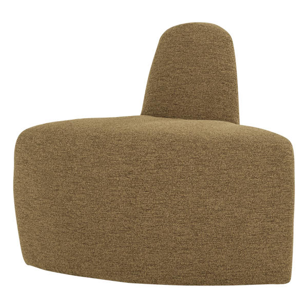 Image of MOJO BASE DINING BENCH CORNER ROUND BOUCLÉ Y.BROWN [fsc]