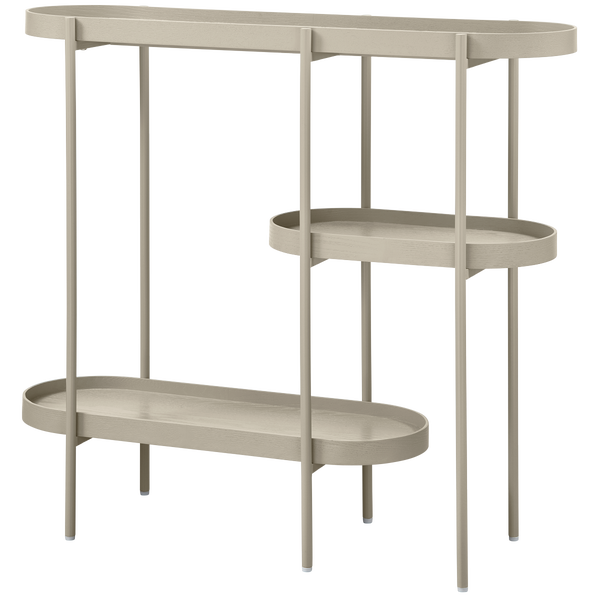 Image of NOAN SIDE TABLE WOOD/METAL ANTIQUE BEIGE