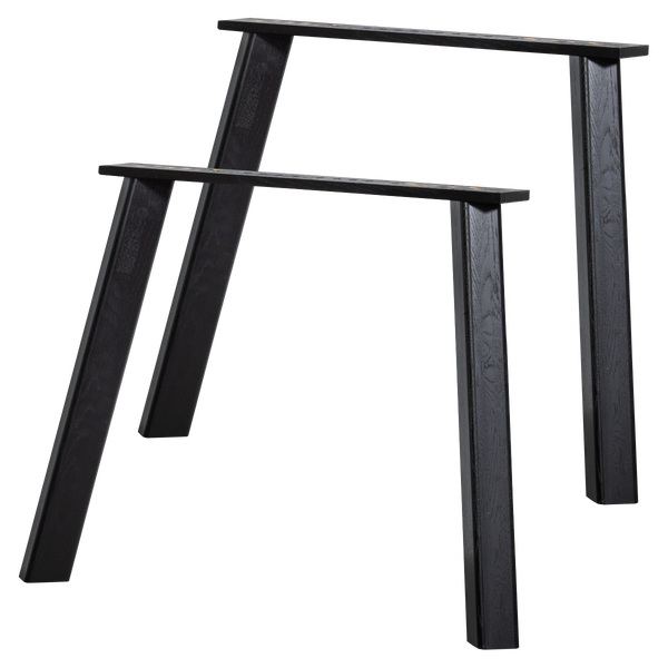 Image of HAARLEM 4-POSITION LEG OAK BLACKNIGHT SET OF 2 [fsc]