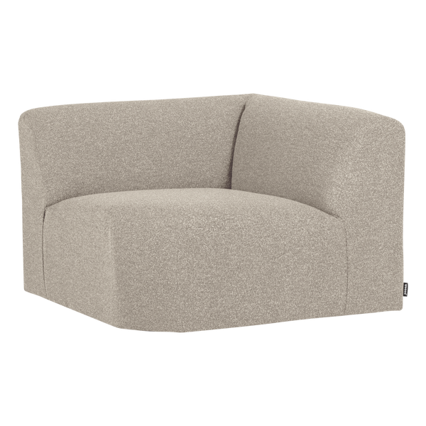 Image de MOJO BASE ÉLÉMENT DE COIN DROIT BOUCLÉ MÉLANGÉ BEIGE [fsc]