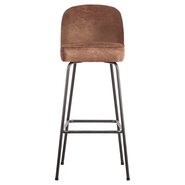 Image de VOGUE TABOURET DE BAR 80CM ECO CUIR COGNAC