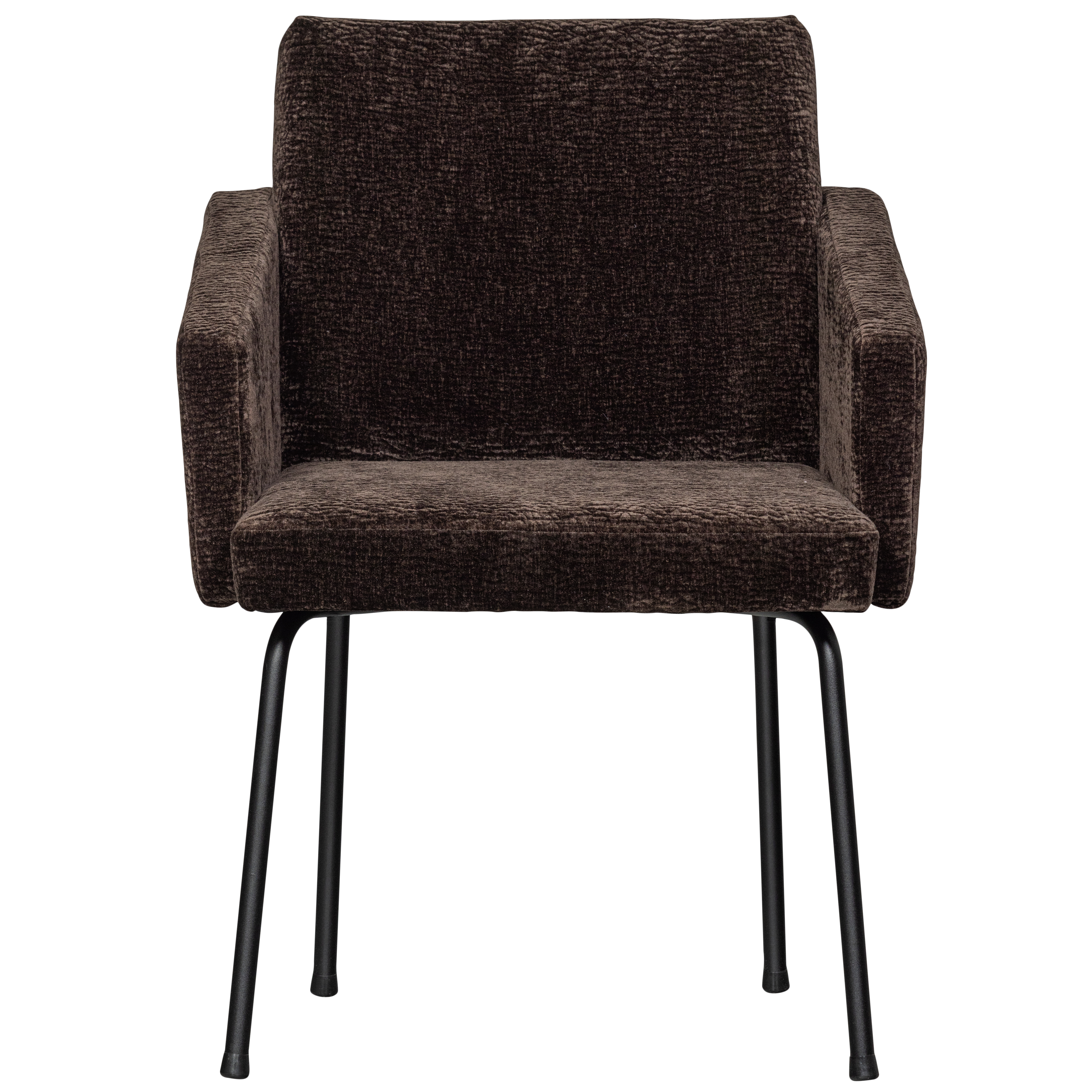 801139-DB-01_VS_WE_Mount_eetkamerstoel_met_armleuning_3D_chenille_donker_bruin.png?auto=webp&format=png&width=1500&height=1500