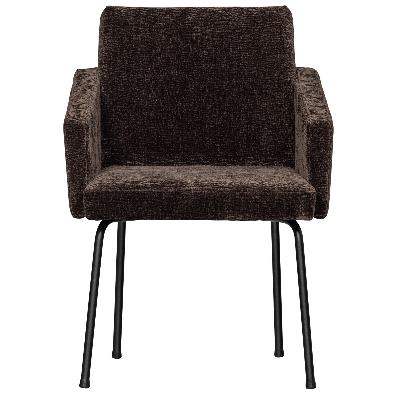 801139-DB-01_VS_WE_Mount_eetkamerstoel_met_armleuning_3D_chenille_donker_bruin.png?auto=webp&format=png&width=1500&height=1500