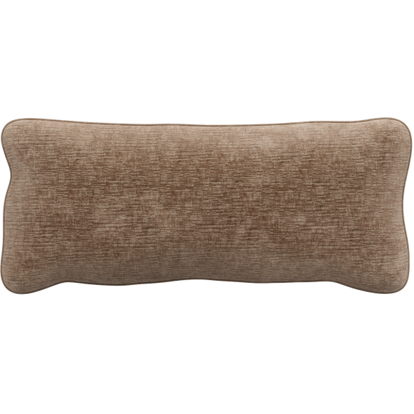 Image of BEAN CUSHION CHENILLE VELVET TAUPE