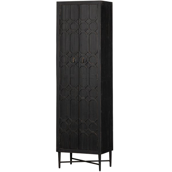 Image of BEQUEST HIGH CABINET WOOD BLACK