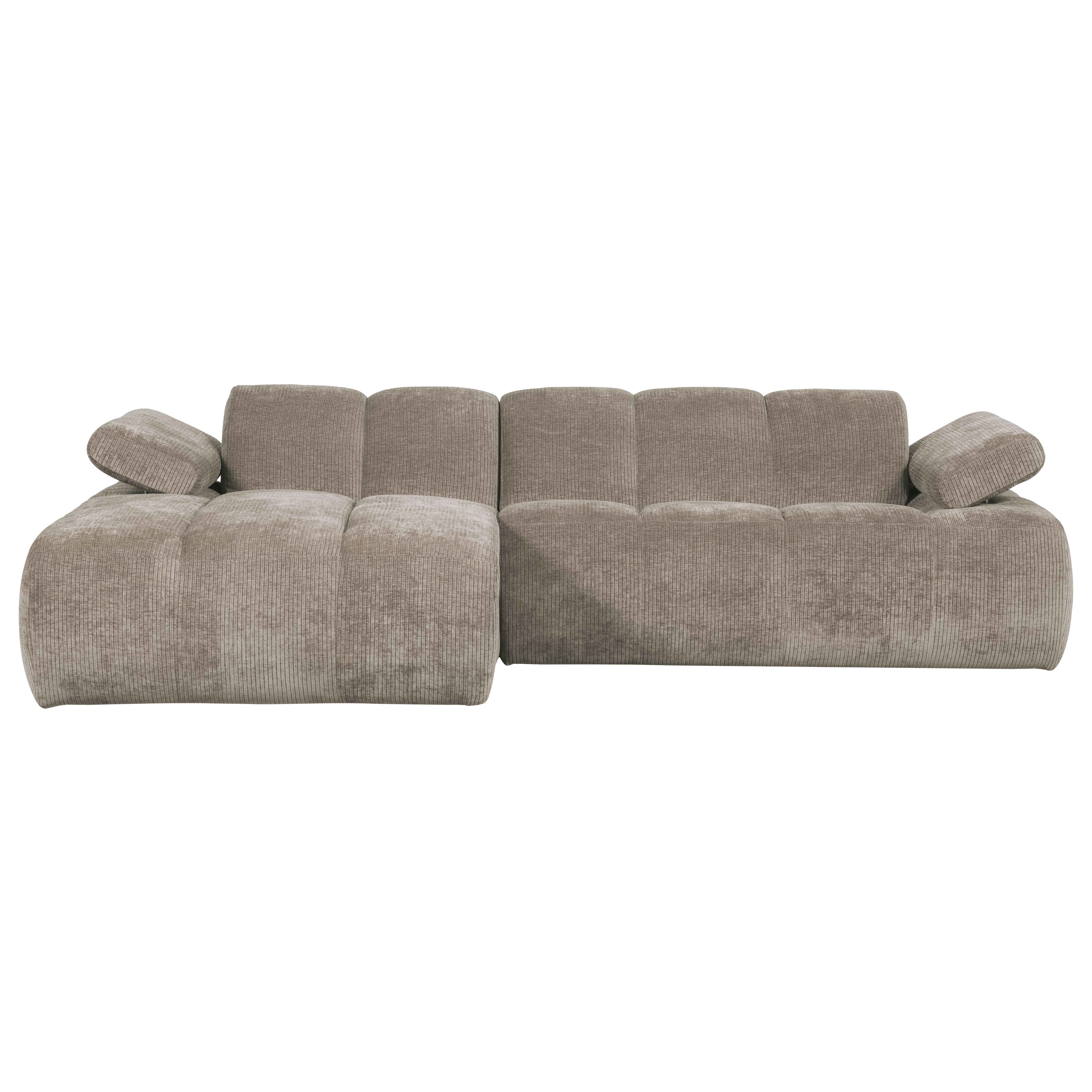 377464-D-04_VS_WE_Mojo_chaise_longue_links_geweven_ribstof_donkerzand_F3_PS.png?auto=webp&format=png&width=1500&height=1500