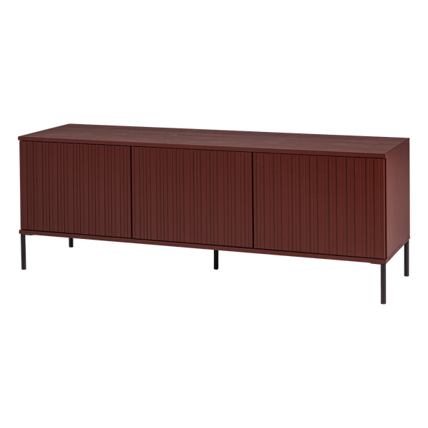Image de NEW GRAVURE MEUBLE TV 150 CM PIN ROUGE BORDEAUX [fsc]