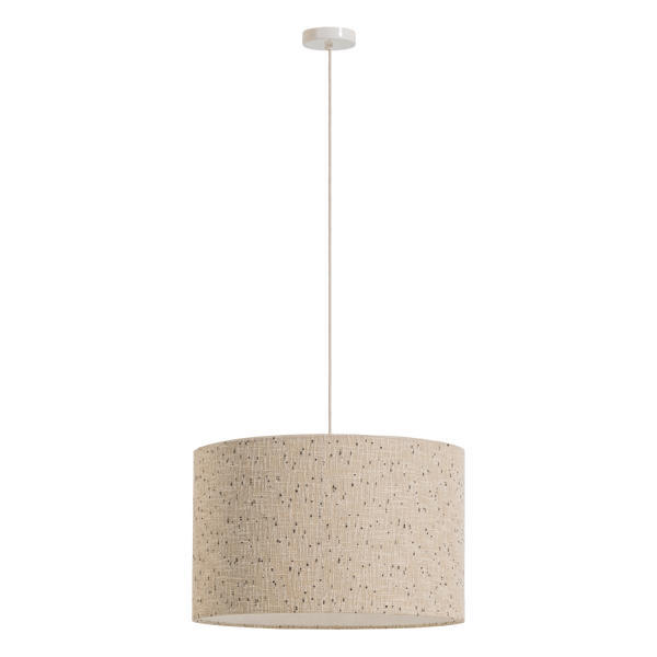 Image de LOFT SUSPENSION LAMPE MÉTAL/BOUCLÉ NATUREL À POIS