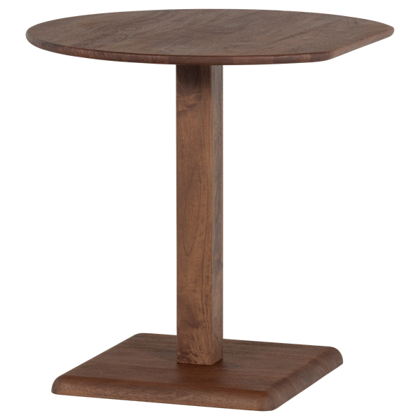 Image of FENO BISTRO TABLE END MANGO WOOD BROWN