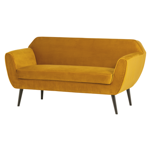 Afbeelding van ROCCO BANK 150 CM VELVET OKERGEEL [fsc]