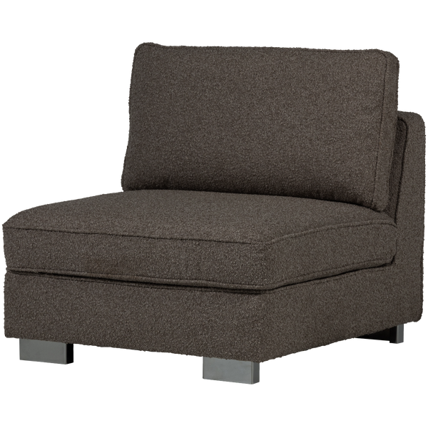Image of LAZY 1-SEATER ELEMENT BOUCLÉ ANTHRACITE