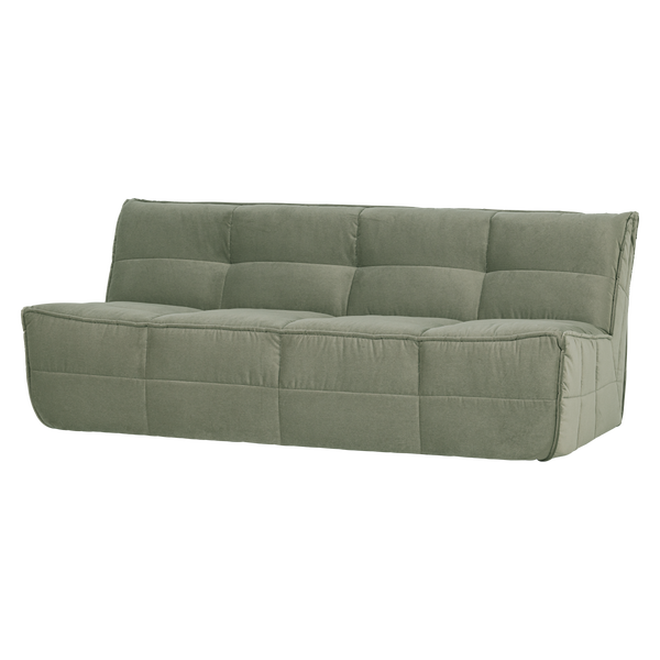 Bild von CLUSTER 3-SITZER SOFA SAMT PISTAZIEN GRUN