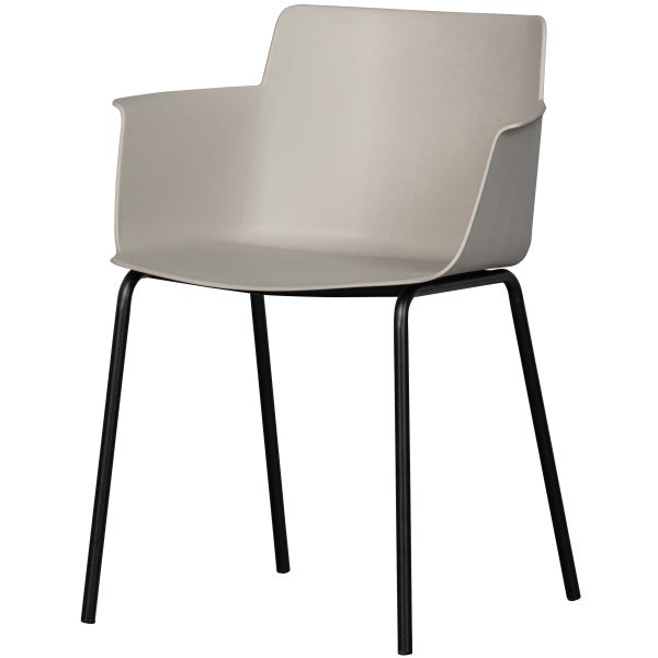 Image of FOPPE DINING CHAIR OUTDOOR PP/METAL MIST