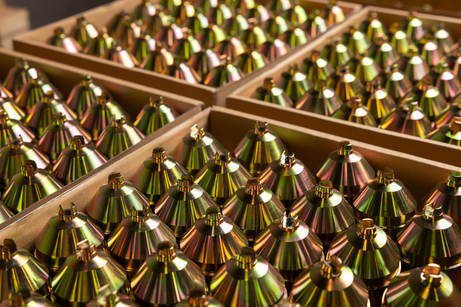 Boxes of RockJet perforating charges