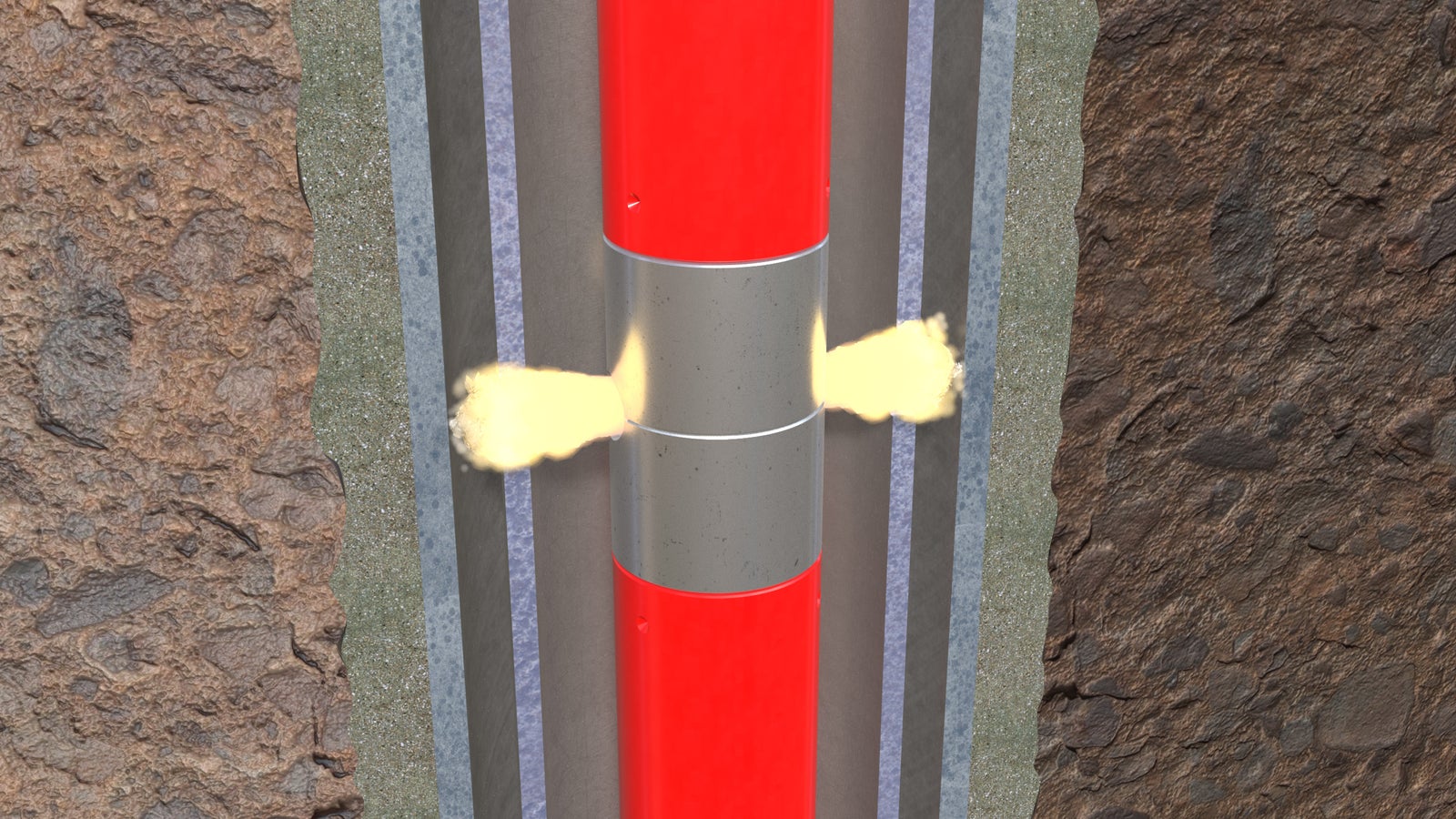 Propellant tubing punching process.