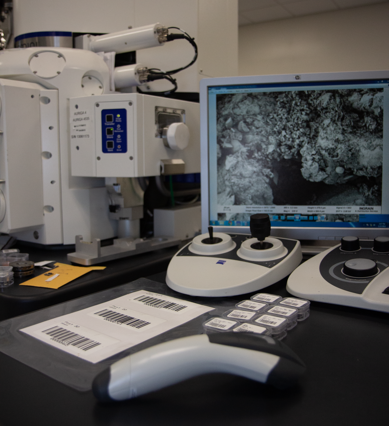 Digital rock analysis lab.