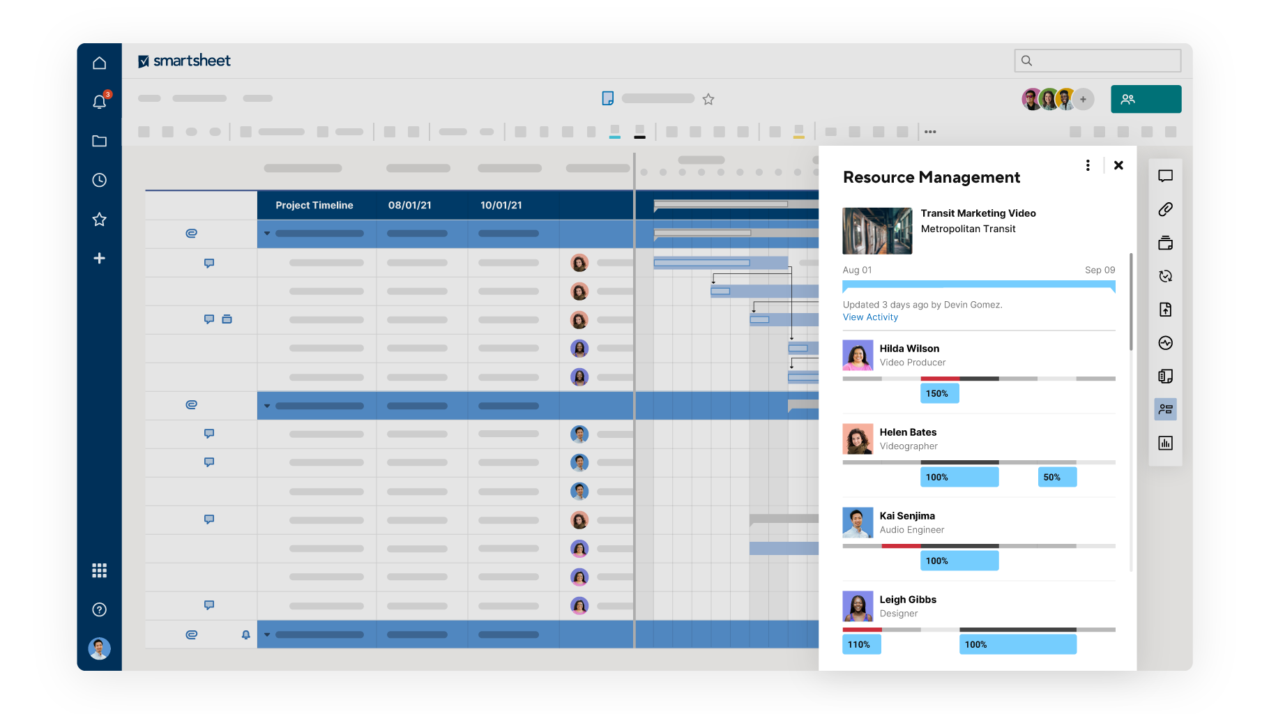 Smartsheet Resource Management