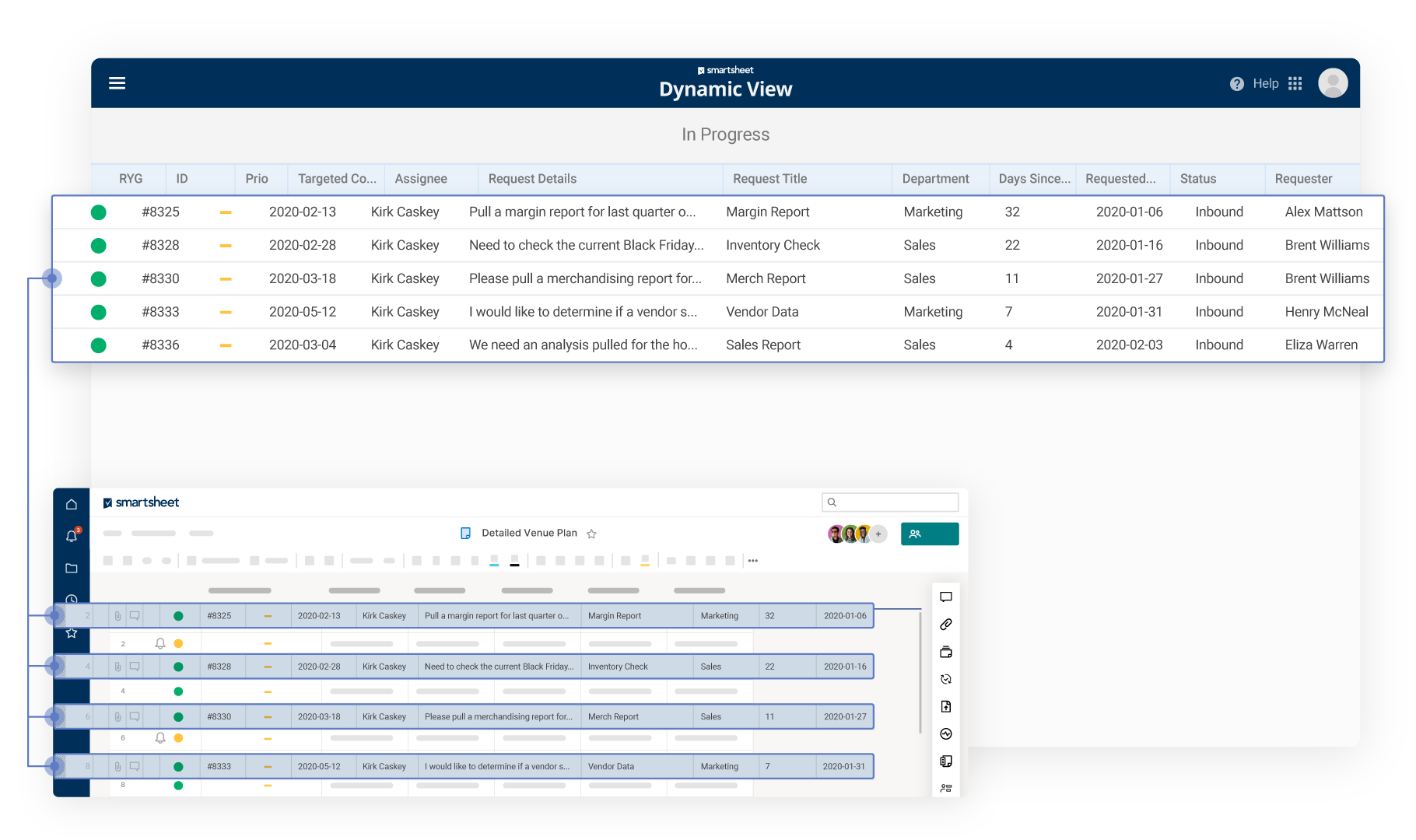 Smartsheet Dynamic View