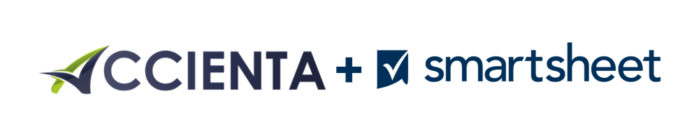 Accienta with Smartsheet for Collaborative Work