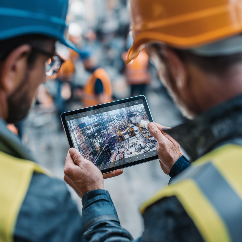 Site Team Reviewing BIM Model