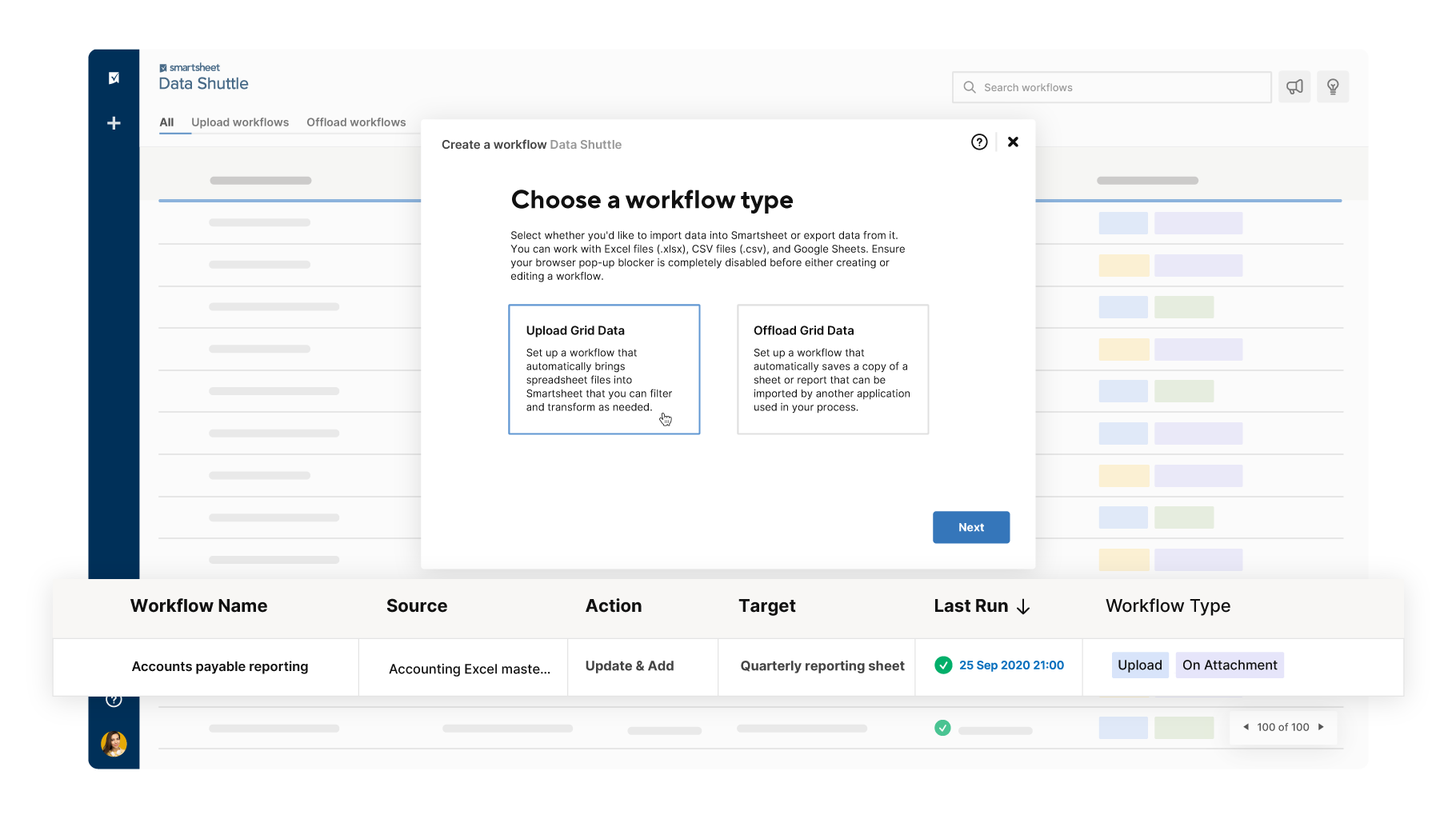 Smartsheet Data Shuttle