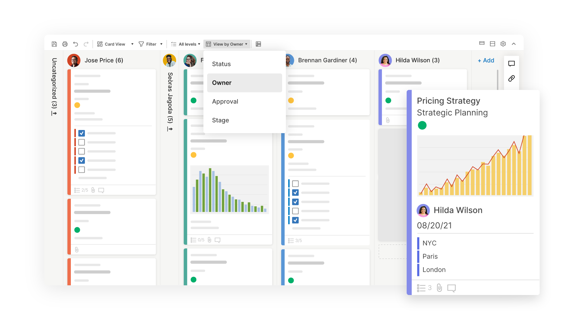 New Smartsheet Platform Card View