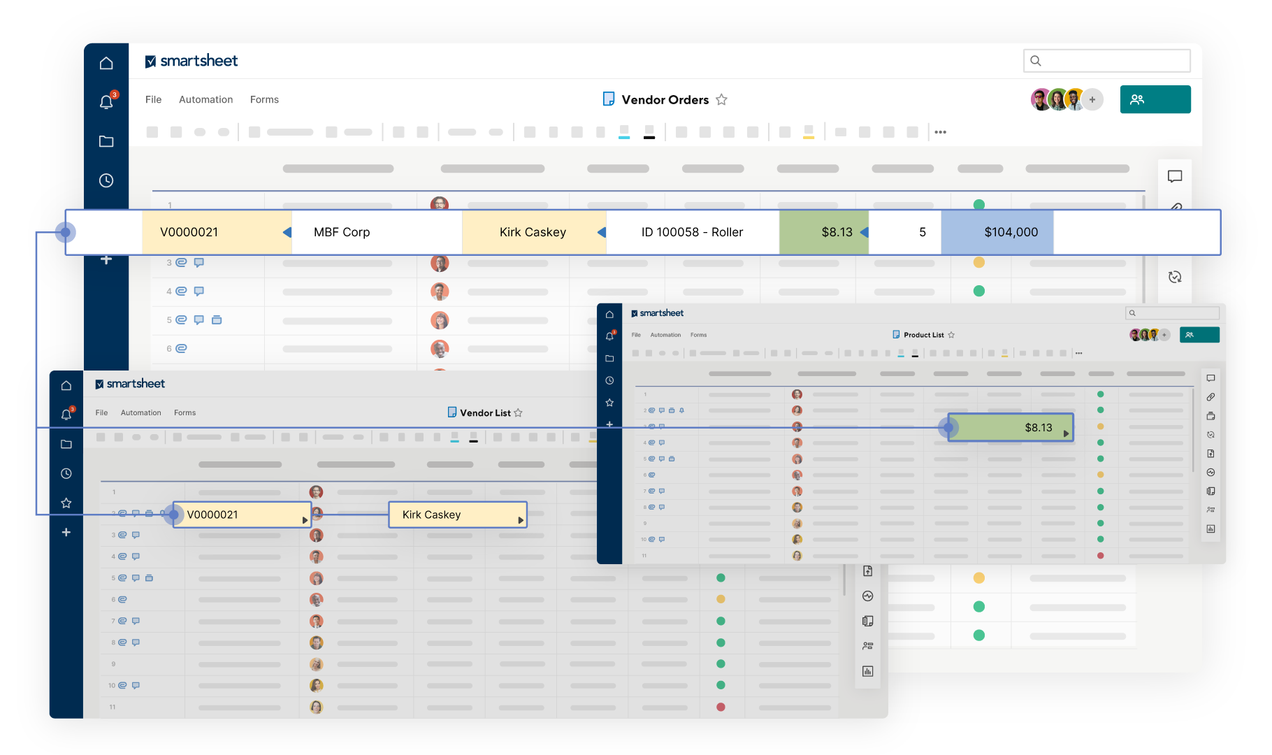 Smartsheet for Suppliers - Data Mesh