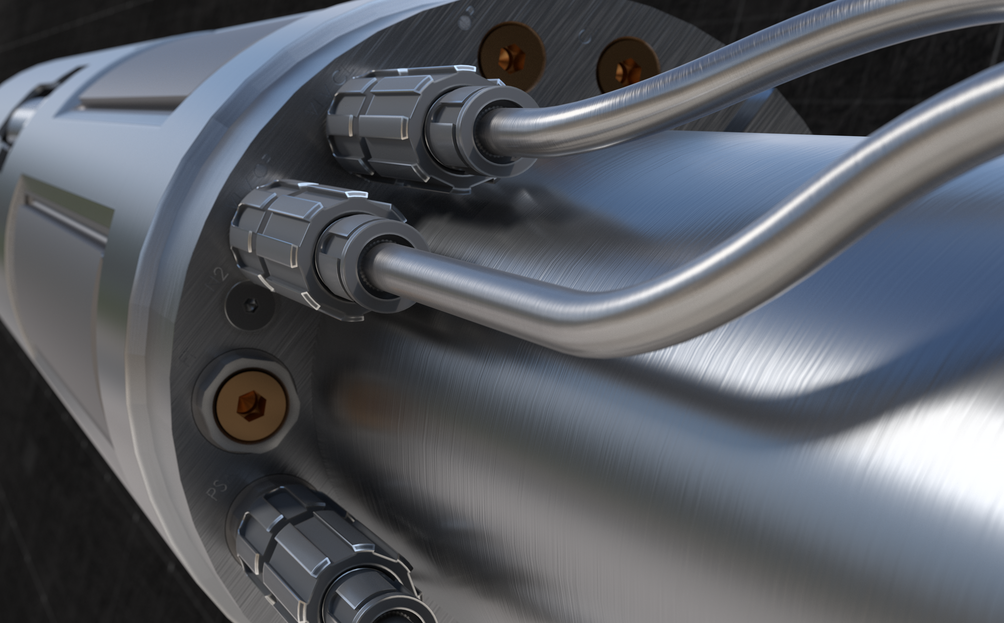 Close up Turing® eletro-hydraulic control system tool.