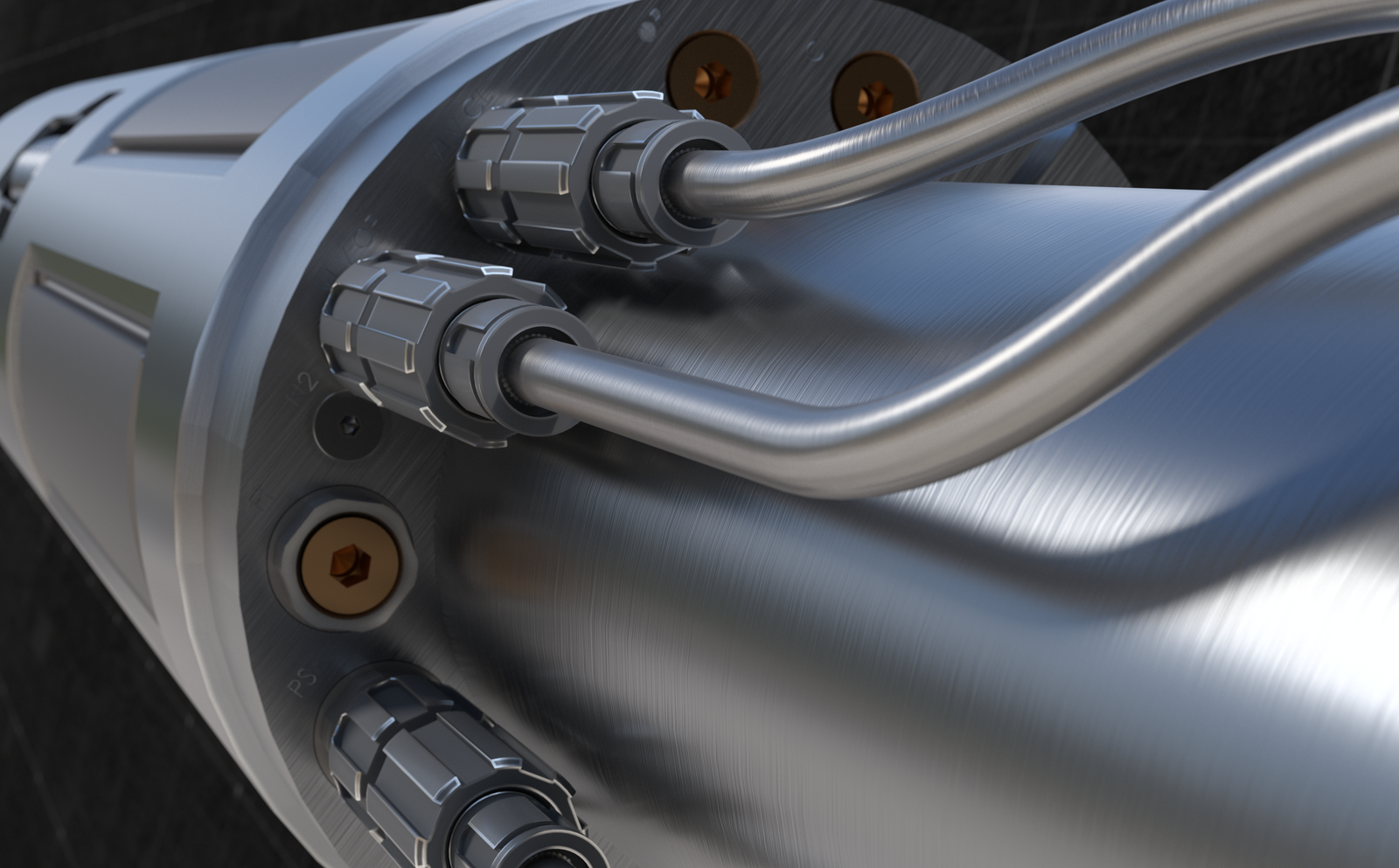 Close up Turing® eletro-hydraulic control system tool.