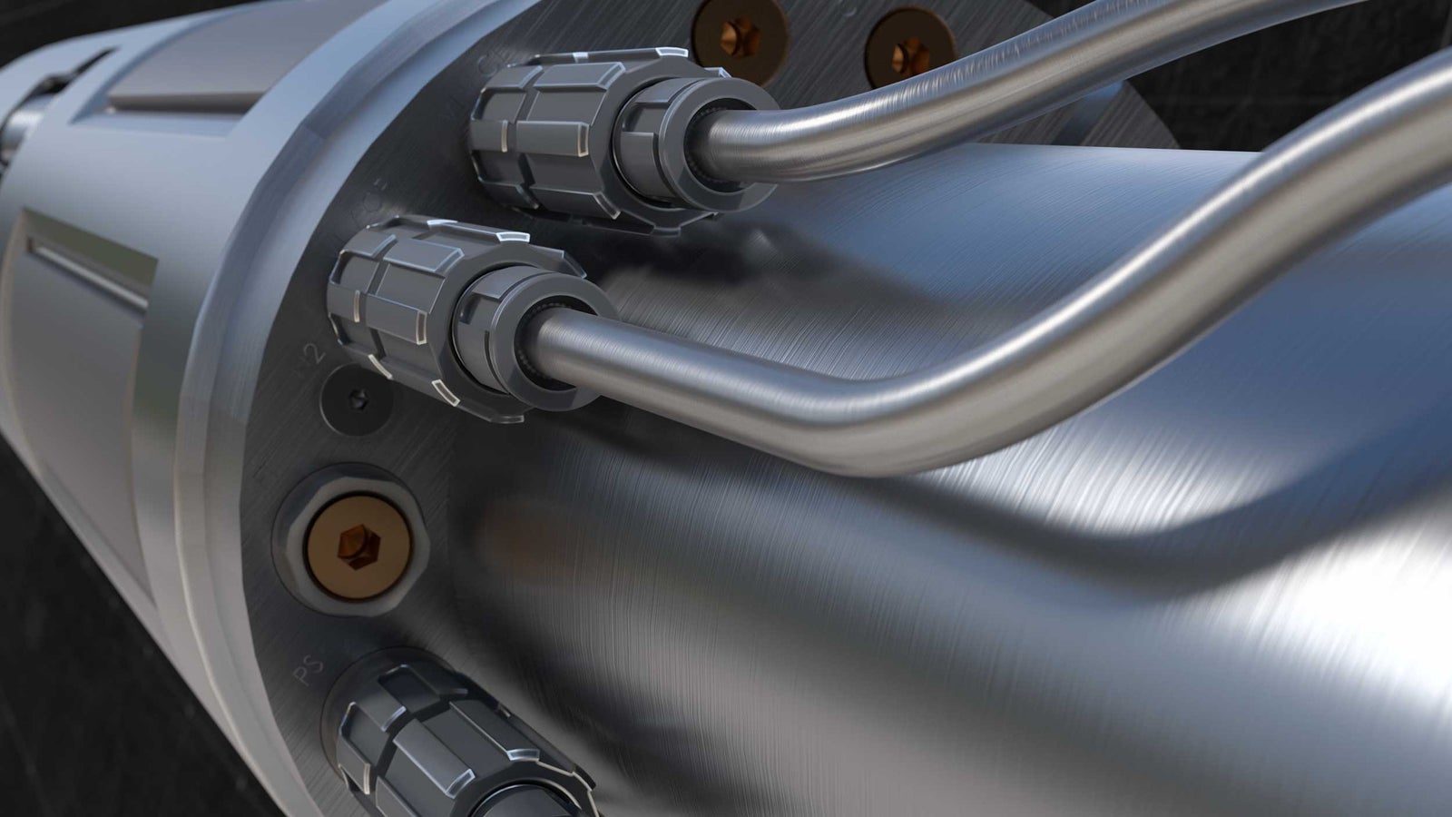 Close up Turing® eletro-hydraulic control system tool.