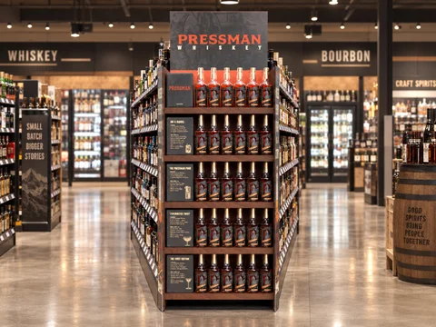 Bottle Endcap Displays