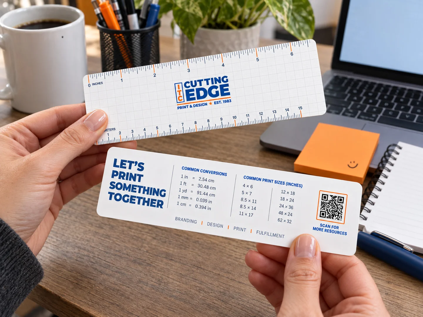 Rulers branded by ITC Cutting Edge