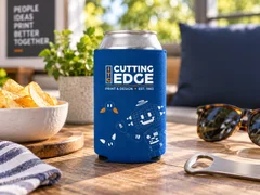 Koozies branded by ITC Cutting Edge