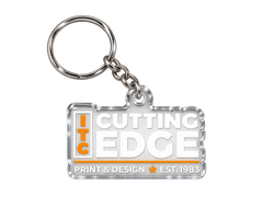 Keychains branded by ITC Cutting Edge