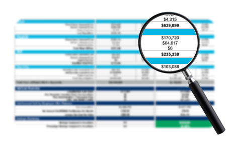 Sample of a financial analysis