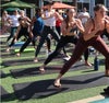 people working out outside