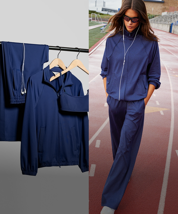 kaia gerber wearing vuori women's sunday