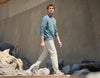 man wearing barren explorer pant