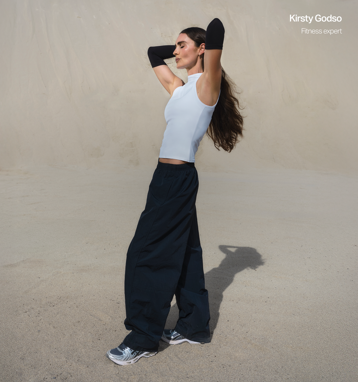 kirsty godso wearing vuori clothing