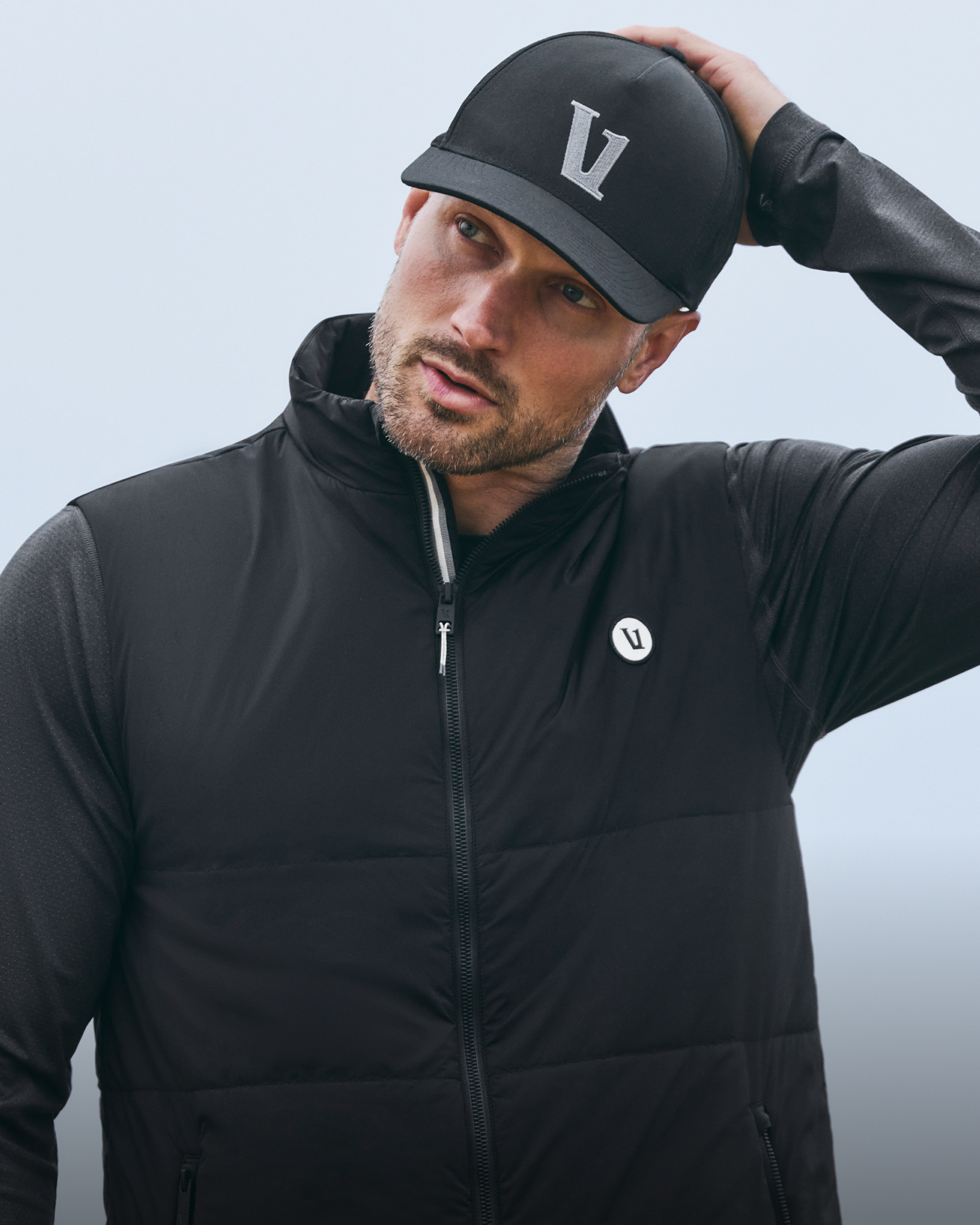 man wearing vuori hat